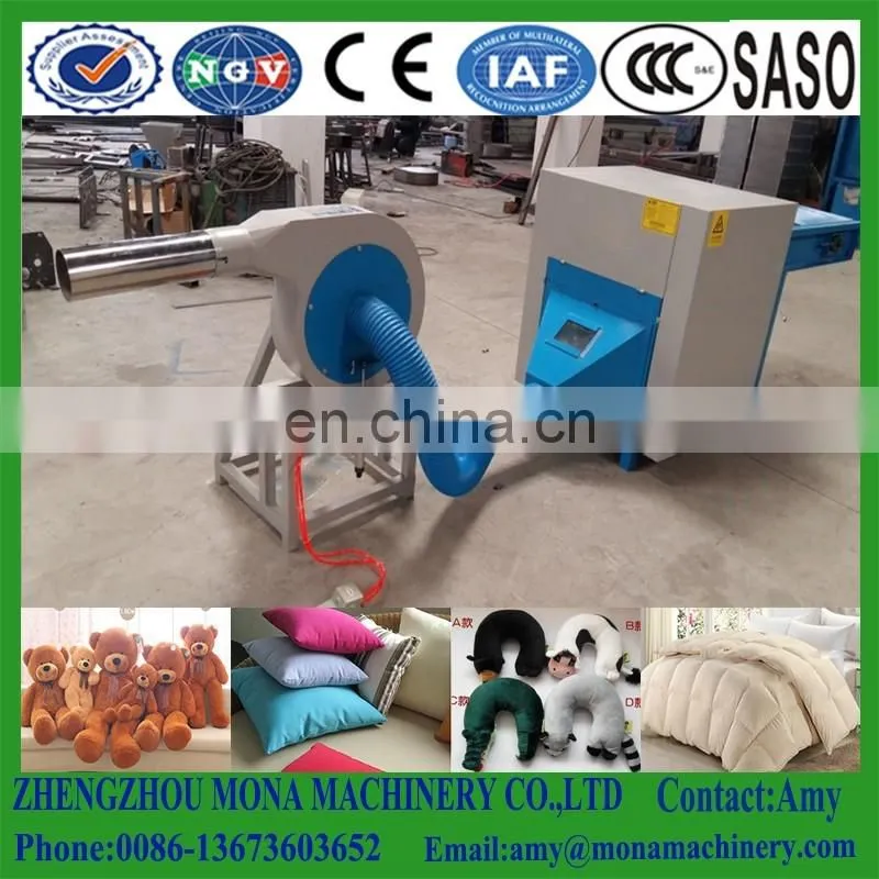 cushion toy / pillow filling machine fiber opening machine and pillow filling machine