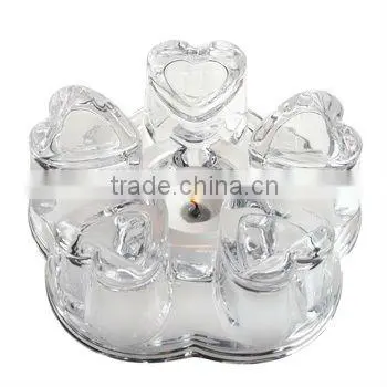 Glass warmer base,flower shape