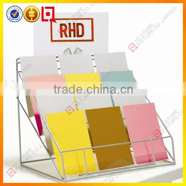 Multilayer wooden greeting card racks