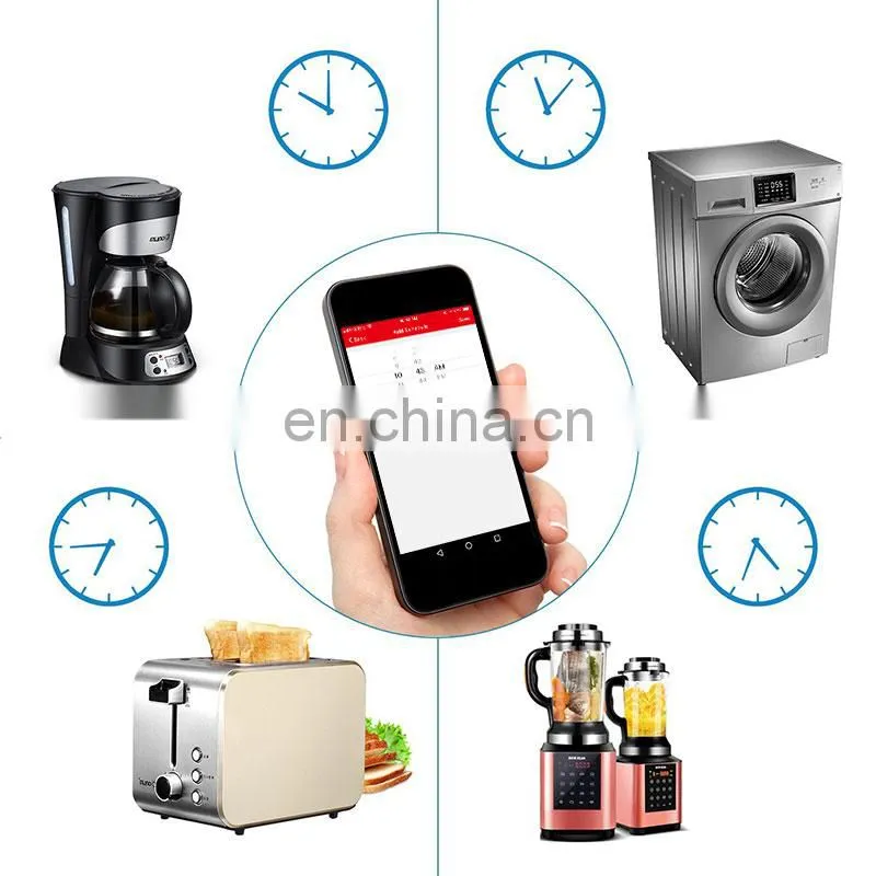 Tuya Smart Plug Power Monitor , Smart Wifi Eu Timer Sockets Power Energy Meter mini smart multi plug