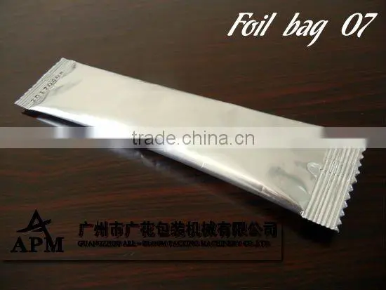 7 foil bag packing samples