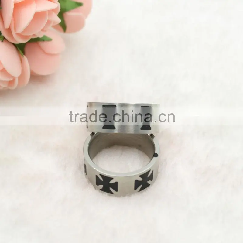 Religous Cross Stainless Steel Ring