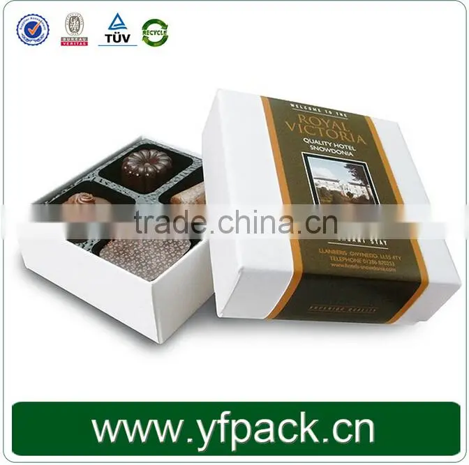 High quality custom paper chocolate box / chocolate gift boxes