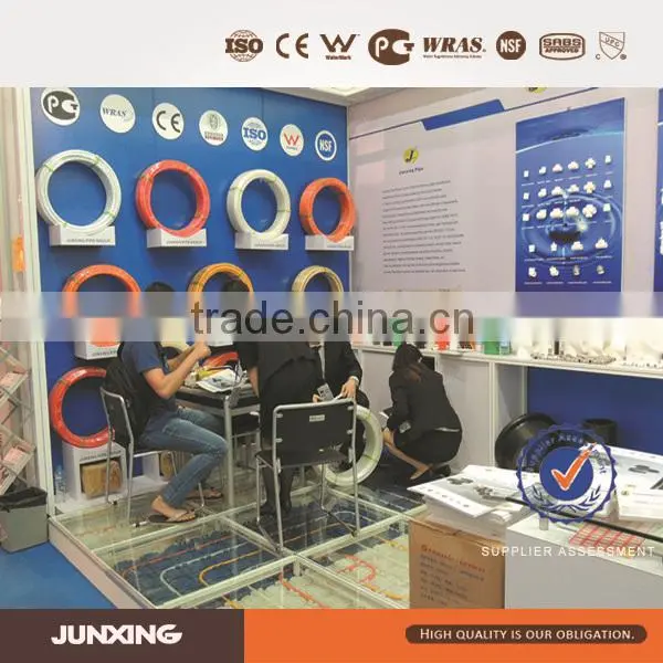 JunXing 20*2 evoh pex pipe/16x2 pert/evoh pipe red color for floor heating system