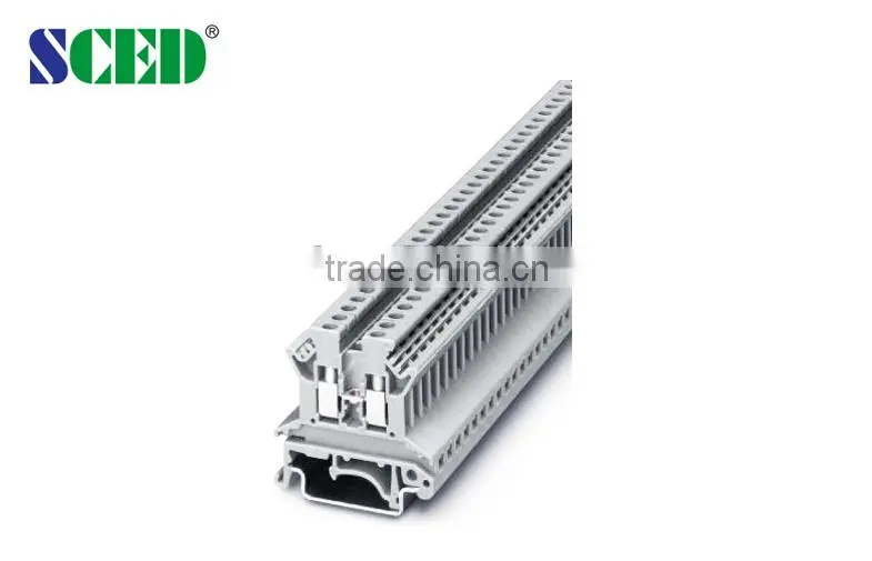 5.2mm compact industrial control din rail mount terminal blocks