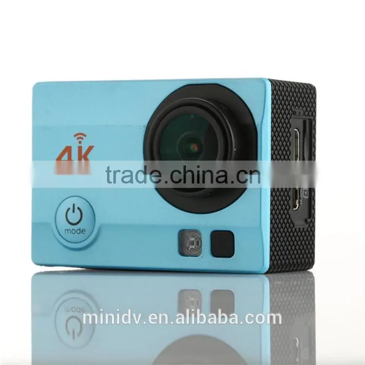 2.0inch lcd 30 meters waterproof wifi sport camera 4k ultra hd 15fps with 170 degree wide shoot angle, 2.7k@30fps & 1080p@60fps