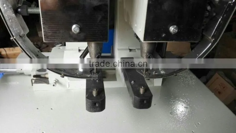 HAS VIDEO 195 Cycles Per Minute 2 Heads Paper Bag Rope Through Hole Fixing Making Machine