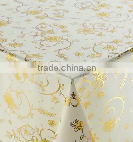 # DY019A popular polyester cotton fabric imported tablecloth made in china for wedding