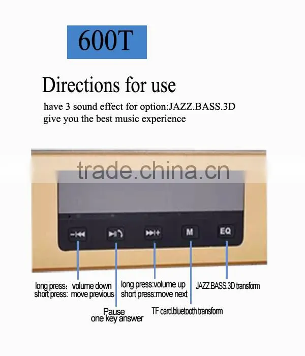 Factory direct 2.0 channels personized bluetooth speaker