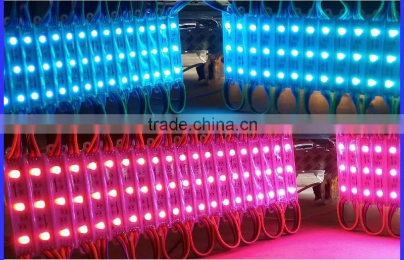 smd 5050 full color Waterproof IP68 RGB LED Module 3 Leds CE&RoHS certification