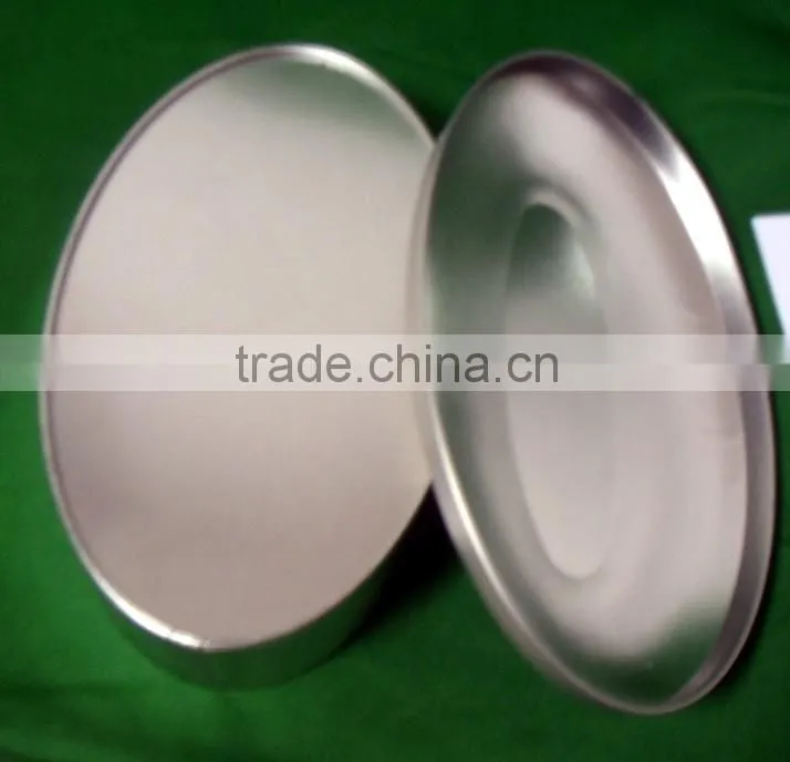 oval shape metal storage box for gift packaging/food packaging