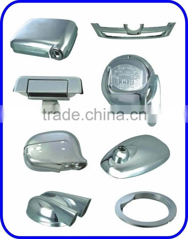 Plastic Car Parts electroplated nickel accessories motorcycle