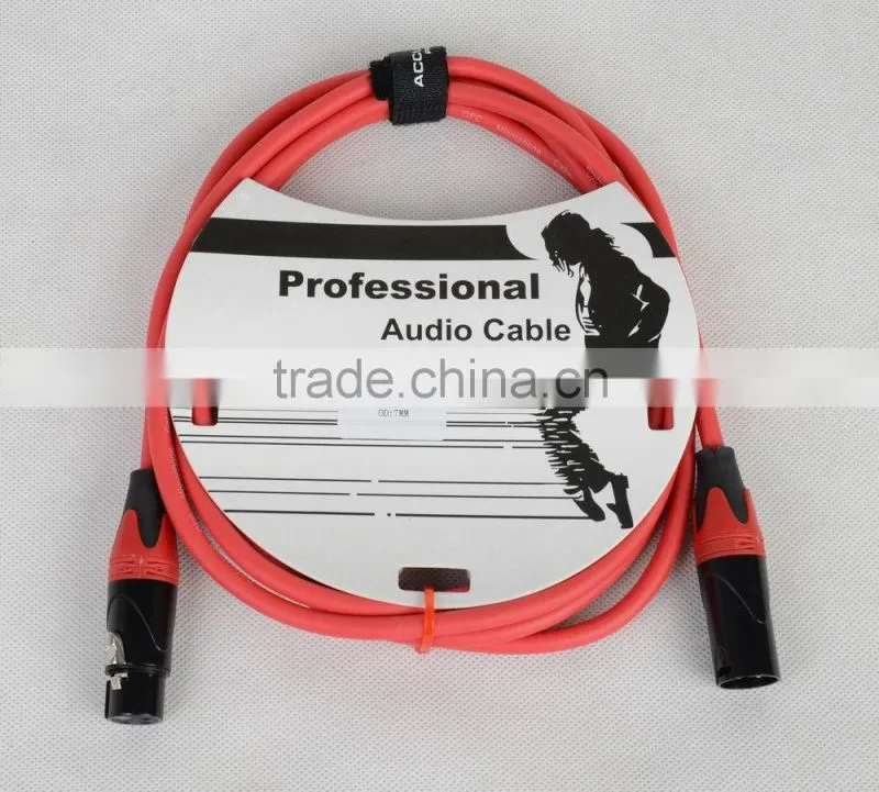 Professional 10ft male to female microphone cable for extension video MC199R-3M