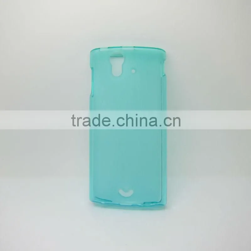 Varity color resonable price TPU pouch mobiel phone case for Sony MT18i cellphone case