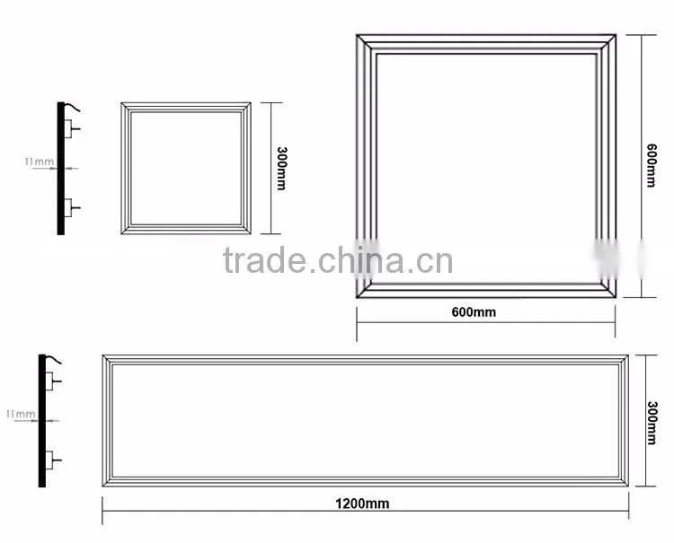 China led panel light importer supply 600X600 Led Panel 40w grow led ceiling grid light