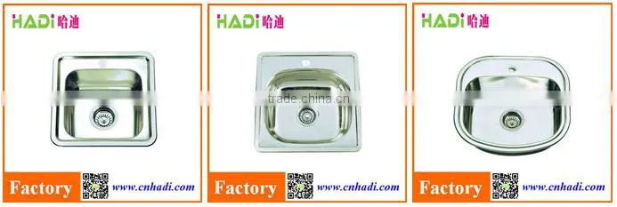Drop in triple bowl stainless steel sink kitchen HD115040