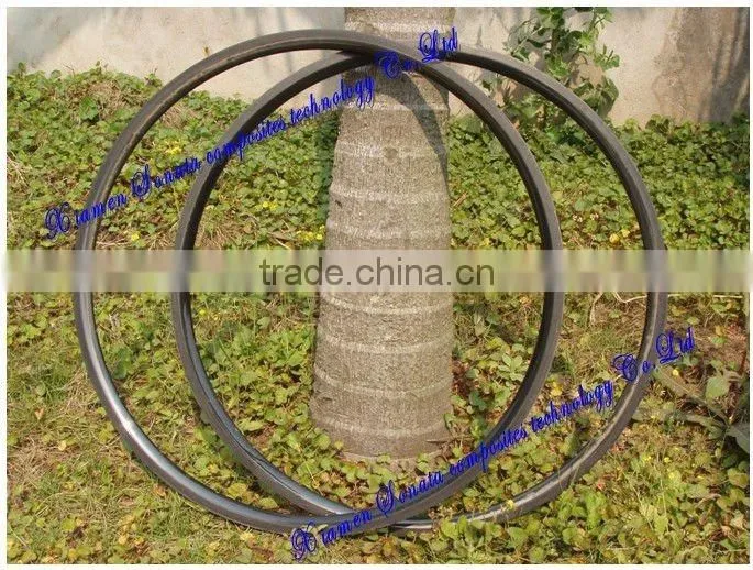 Top carbon bicycle rim 24mm with 3k UD finish