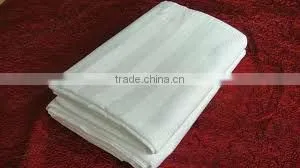 100% cotton 1cm sateen stripe hotel bedding fabric