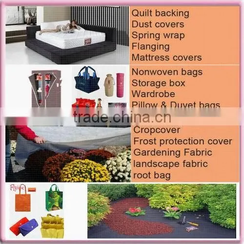 Non-woven polyester mat