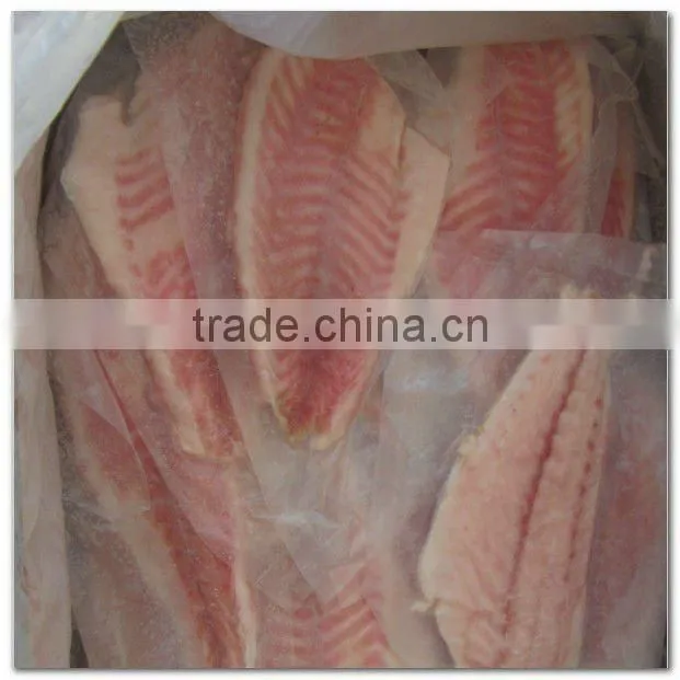 Frozen fresh whole red drum fillet