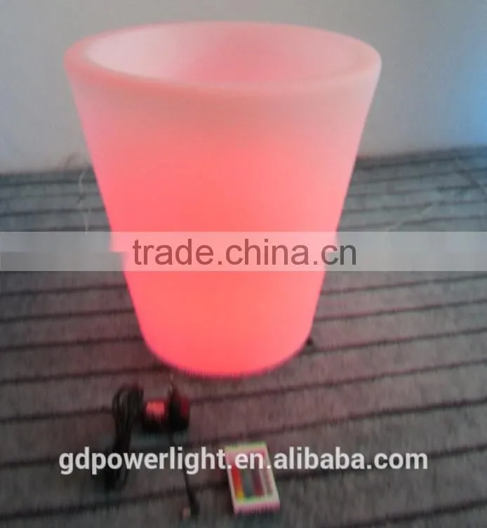 LED Flower pot and vases with remote control 3841A