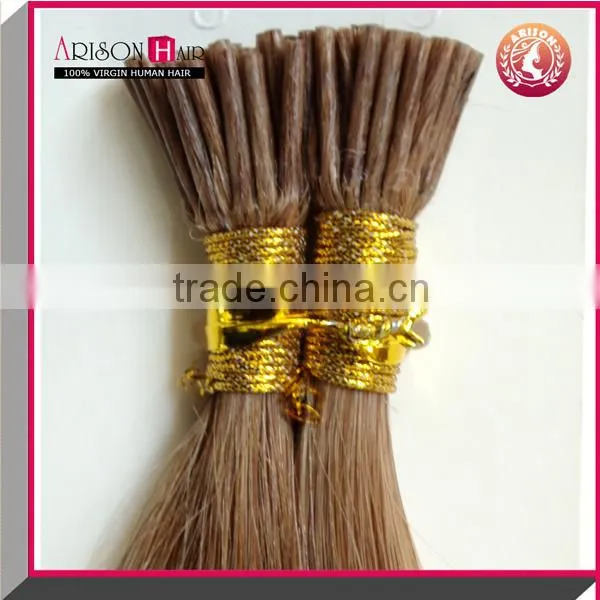 prebonded i tip hair remy double drawn stick tip hair extension