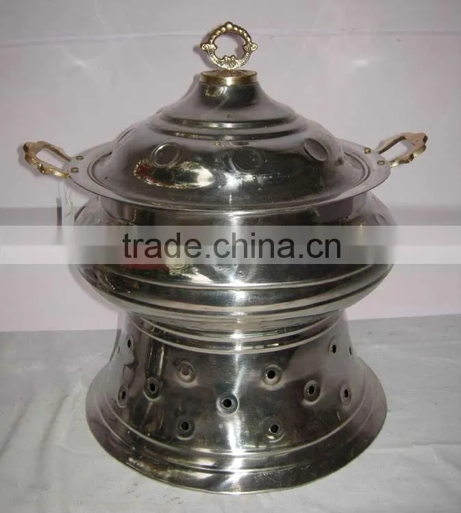 Steel Cheffing Dish, Wedding & Party utensils, food serving dish, hot keeping dish, Catering item, Hotel & Restaurant utensils
