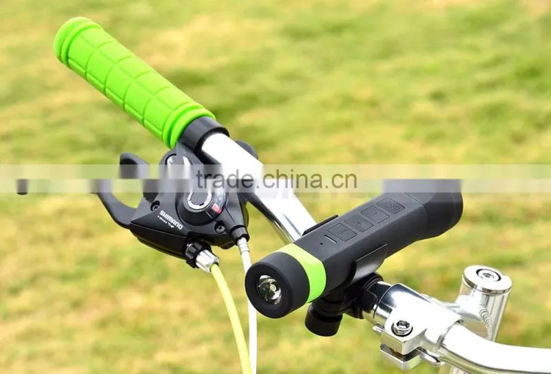 Wireless Portable Power Bank Bluetooth Bike Speaker with 3000mAh Capacity LED Light Speakers for Mobile Phone