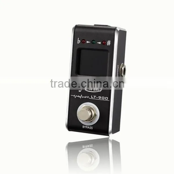 2015 hottest rowin LT-900 all-metal case guitar pedal tuner, sophisticated fashion design