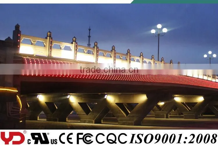 IP68 V-0 fireproof high brightness overpass wall washer patented with CE UL certification