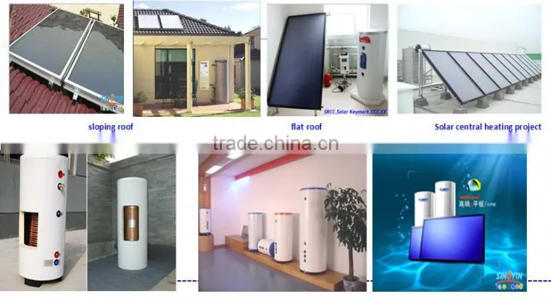 300L 400L 500L solar water heater system for school home hospital