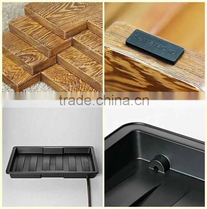 2016 Hot Sale SAMADOYO Top Quality Elegant Wooden Tea-Tray with Water Pond