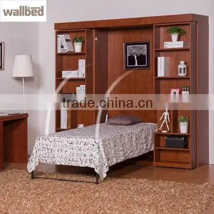 saving hidden wall bed,folding wall bed,wall bed with cabinet(SZ-WBA90-C )