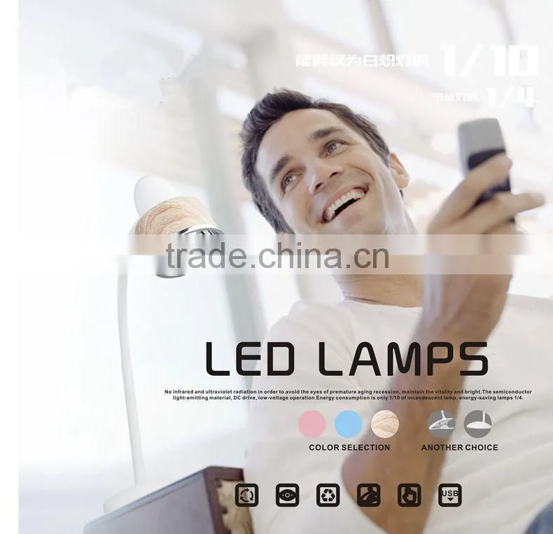 2016 hot sale JK-860 flexible clip LED table lamp manufacturers JK-860