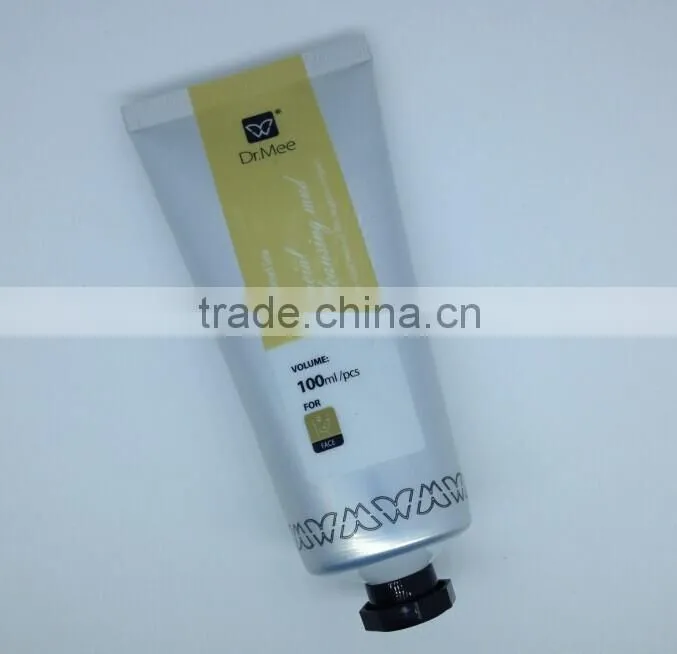 High Quality Aluminum Cosmetic Tube for Hair Extensions /100ml Aluminum Tube for Cosmetic Packaging
