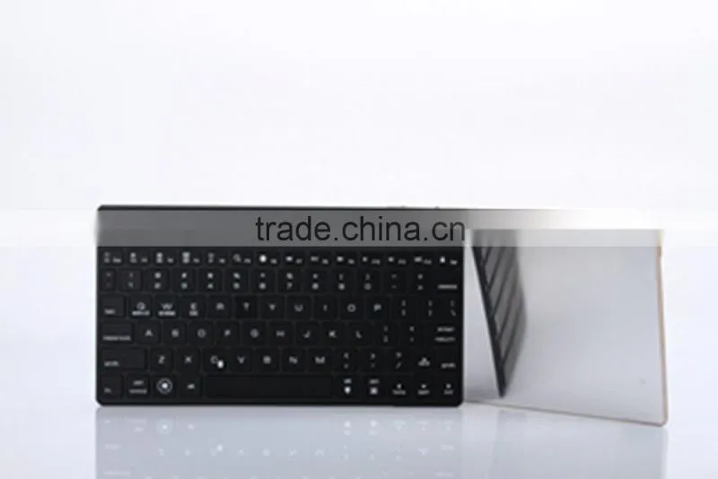 Universal Bluetooth keyboard aluminum alloy backlit keys for IOS,Android,Windows,portable for carry