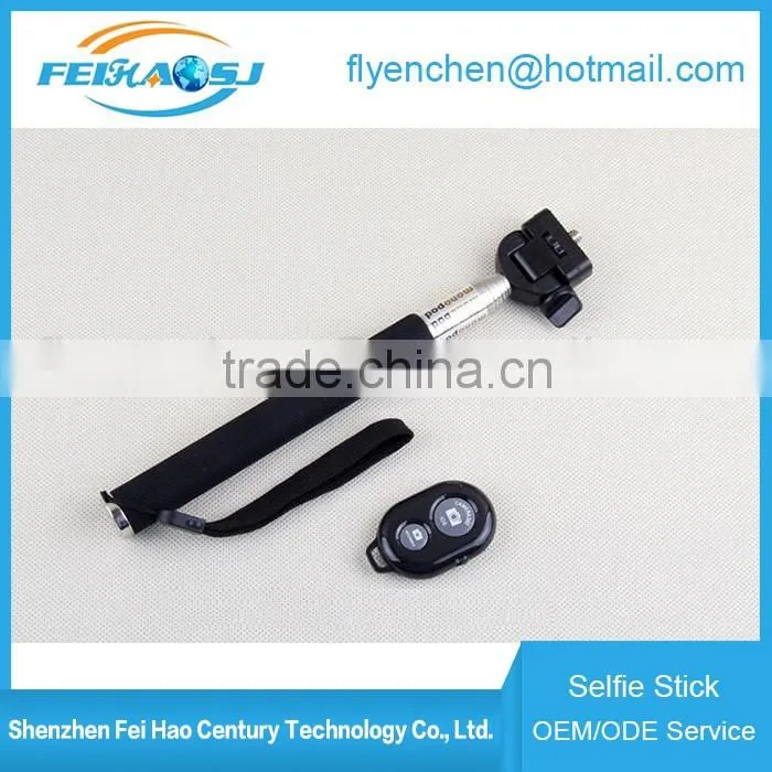 2016 wholesale bluetooth monopod selfie stick wireless mobile phone monopod