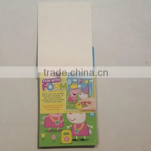 DIY fun with foam 3d spiral book pictures