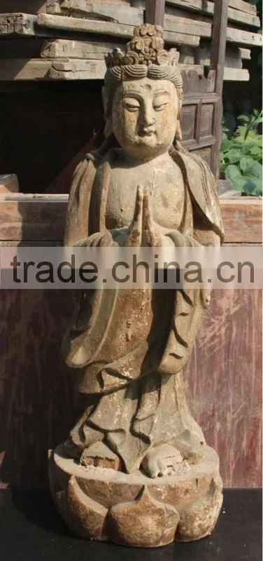 Chinese Antique Wooden Buddha Statue