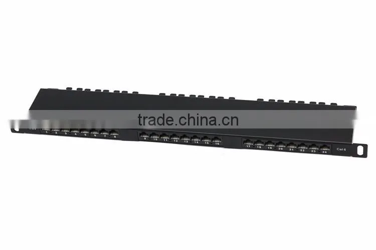 19 inch patch panel, cat6 patch, 0.5u height utp network panels