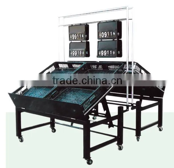 High quality Supermarket Vegetable shelf & Fruits shelf