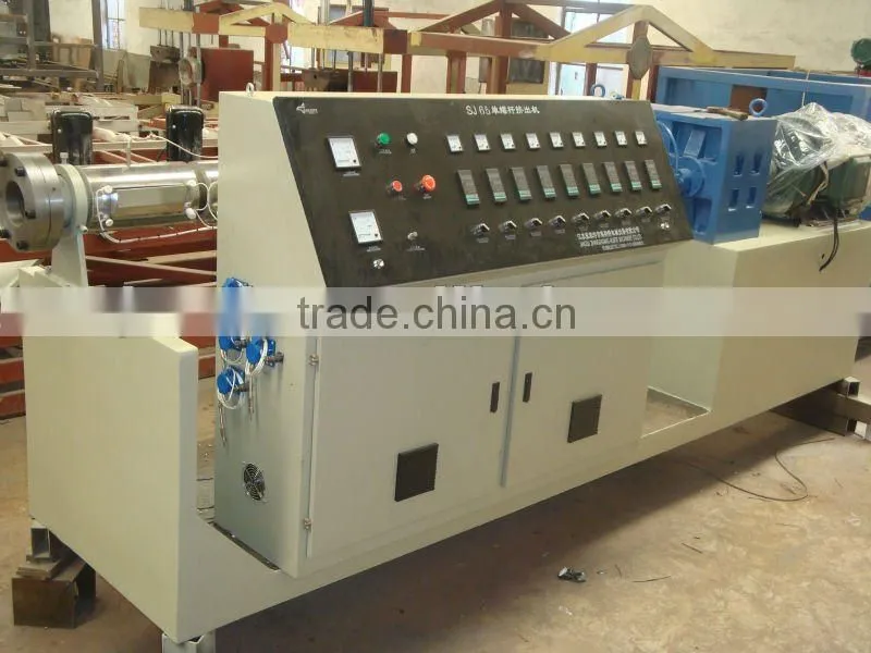 SJ65/25 Single plastic extrusion machine for pipe/sheet/profile