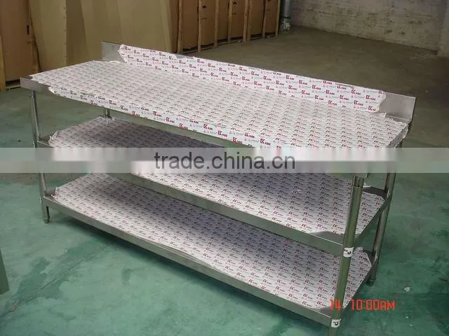 Hotel equipment stainless steel work table for sale