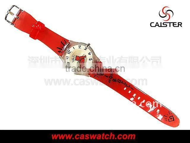 Plastic rock cool hello kitty watch