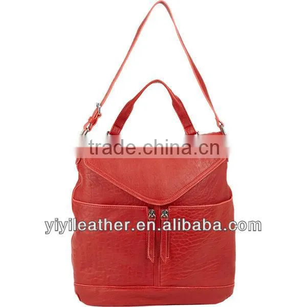 V412- fachion designer genuine leather backpack hot sale ladies bag woman