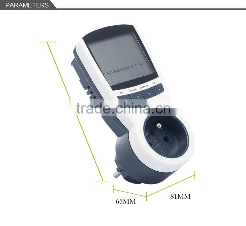 Wireless digital programmable current transformer for socket wireless cycling power meter accuracy class kwh power factor