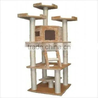 80" Cat Tree Condo Scratcher Post