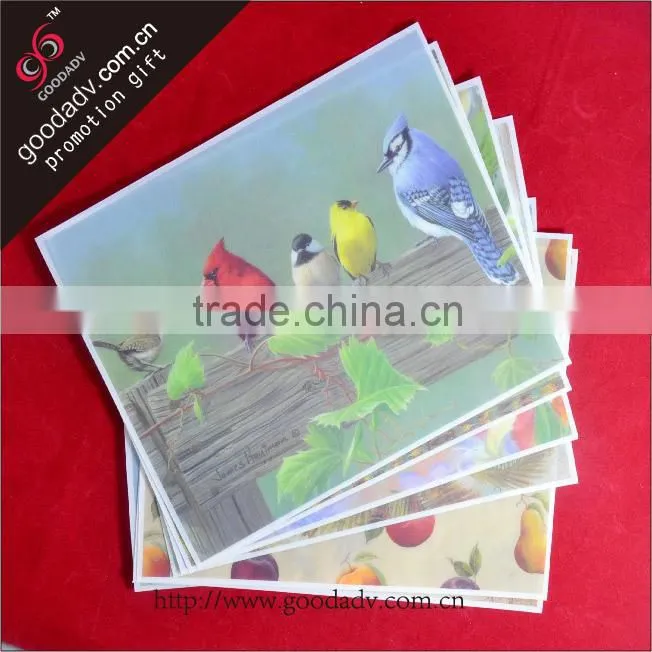 cutely dog printing plastic pp food pad
