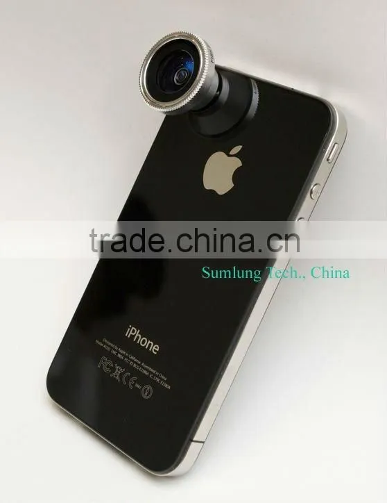 Magnetic camera Lens 180 degree fisheye lens for iphone ipad samsung s3 mobile phone