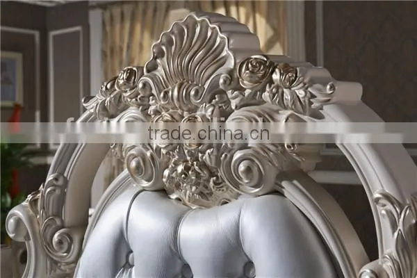 new product bedroom set/ home furniture/ king size bed/ carved wood and MDF bedroom set L105A